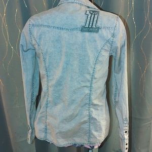 Harley Davidson stonewash button up